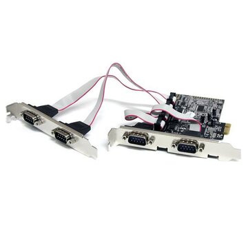 STARTECH Scheda seriale PCI Express nativa a 4 porte RS-232 con 16550 UART