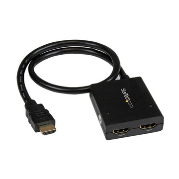 STARTECH Sdoppiatore Splitter HDMI 4k 30hz 1x2 da 1 a 2 porte Alimentato con Adattatore o USB