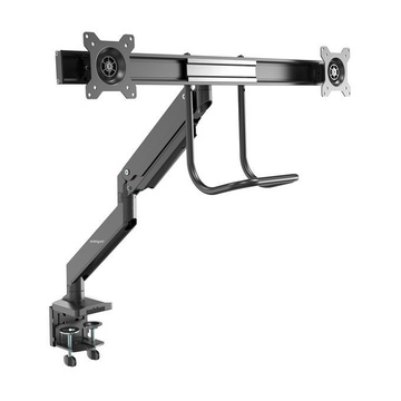 STARTECH Staffa per due monitor - Alta resistenza - Montaggio con morsetto da scrivania/passacavo