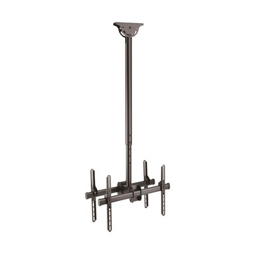 Supporto tv da soffitto back-to-back - palo da 106cm a 152cm