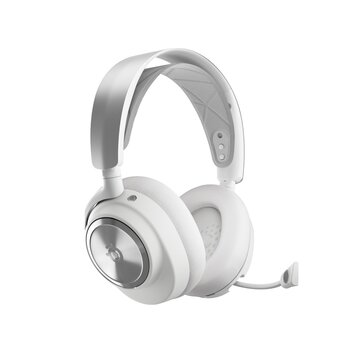 Arctis nova pro wireless auricolare con cavo e senza cavo a padiglione giocare bluetooth argento, bianco