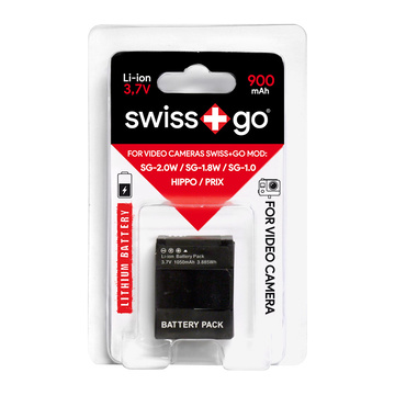 Swiss Go Batteria a litio 900mAh per HIPPO, PRIX, SG 1.0/1.8/2.0