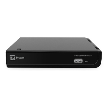 TELESYSTEM TS6821 Set-top box TV Ethernet (RJ-45) Terrestre Full HD Nero