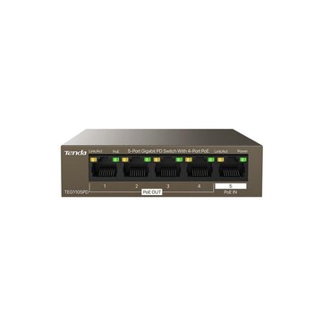 TENDA TEG1105PD Gigabit Ethernet PoE Marrone