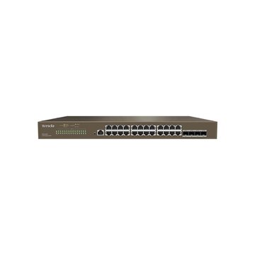 Teg3328f switch di rete gestito l2 gigabit ethernet (10/100/1000) 1u marrone