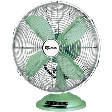 TERMOZETA Ventilatore da tavolo in metallo verde vintage 30cm 35W