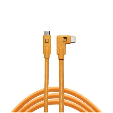 Tether Tools Cavo angolare TetherPro USB-C su USB-C Arancione 460cm