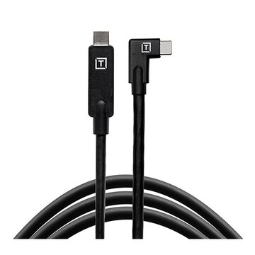 Tether Tools Cavo angolare TetherPro USB-C su USB-C Nero 460cm