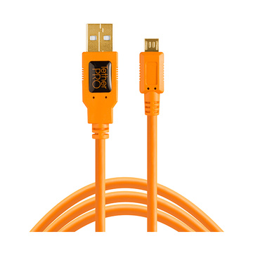 Tetherpro usb 2.0 a micro b 5 arancione