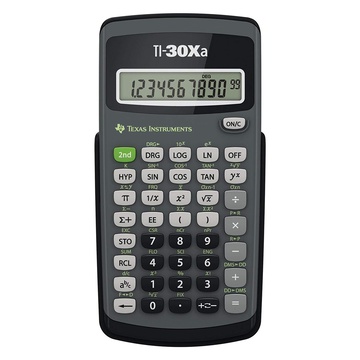 Texas Instruments TI-30Xa Tasca Calcolatrice scientifica Nero, Grigio