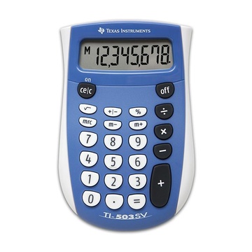 Texas Instruments TI 503 SV Calcolatrice di base Blu, Bianco