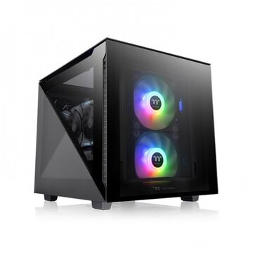 Thermaltake Divider 200 TG Micro Tower Nero