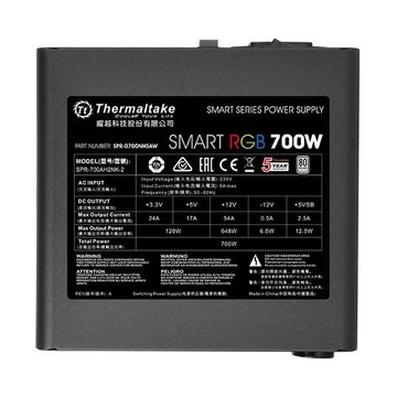 Thermaltake Smart RGB 700W ATX 80 Plus