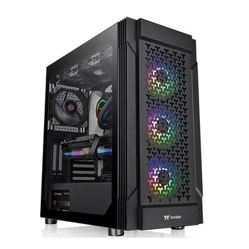 Thermaltake Versa T27 TG ARGB Midi Tower E-ATX Nero