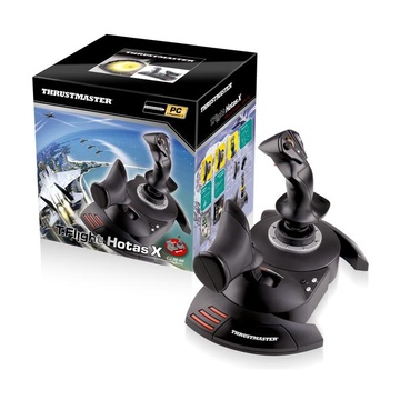 Thrustmaster T-Flight Hotas X Simulazione di Volo PC Nero