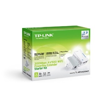 TP-Link Kit Powerline AV600 Wireless N 300Mbps con 2 porte Ethernet