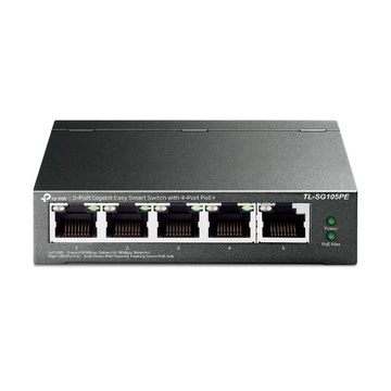 TP-Link TL-SG105PE Non gestito L2 Gigabit Ethernet PoE Nero