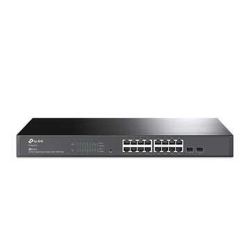 TP-Link TL-SG2218 switch di rete Gestito L2/L2+ Gigabit Ethernet (10/100/1000) 1U Nero