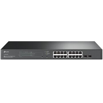 Tl-sg2218p switch di rete l2/l2+ gigabit ethernet (10/100/1000) supporto power over ethernet (poe) 1u nero