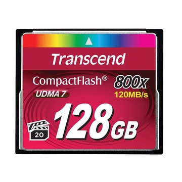 Transcend 128GB 800x CF CompactFlash MLC