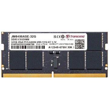 32gb jm ddr5 6400 csodimm 2rx8 2gx8 cl52 1.1v