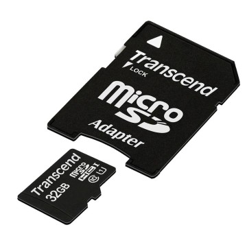 Transcend 32GB microSDHC Classe 10 UHS-I + Adattatore