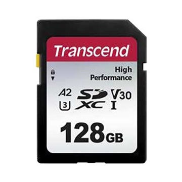 Transcend SDXC 330S 128GB Class e 10 UHS-I U3 A2 V30 85mb/s