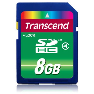Transcend 8GB SDHC Class 4