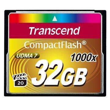 Transcend 32GB Compact flash 1000x CF