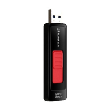 Transcend JetFlash 760, 128GB USB 3.0 (3.1 Gen 1) Connettore USB di tipo A Nero, Rosso