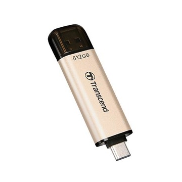 Transcend JetFlash 930C USB 512 GB USB Type-A / USB Type-C 3.2 Gen 1 (3.1 Gen 1) Oro