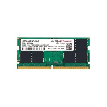 Transcend JetRam 16 GB 1 x 16 GB DDR5 5600 MHz Data Integrity Check (verifica integrità dati)