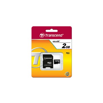 Transcend MicroSD 2GB + Adapter