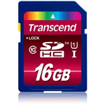 Transcend 16GB SDHC Classe 10 UHS-I 90mb/s