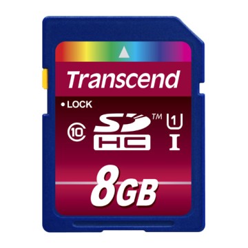 Transcend 8GB SDHC Classe 10 UHS-I 90mb/s