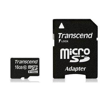 Ts16gusdu1 16gb microsdhc card + adattatore