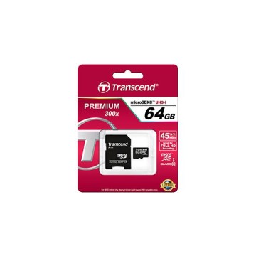 Transcend TS64GUSDXC10 64GB MicroSDXC UHS-I Classe 10