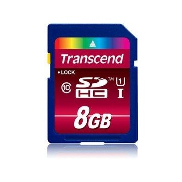Transcend TS8GSDU1 8GB SDHC Class 10 UHS-I 10 NAND