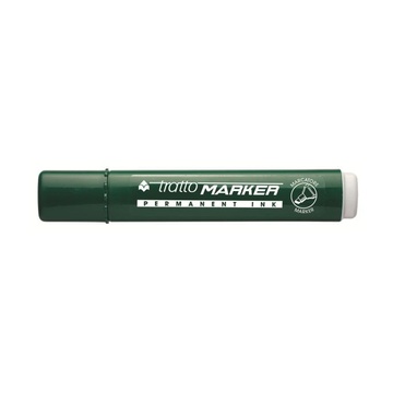 Tratto Marker marcatore permanente Verde Punta smussata 12 pezzo(i)
