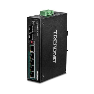 TrendNet TI-PG62 Non gestito Gigabit PoE Nero