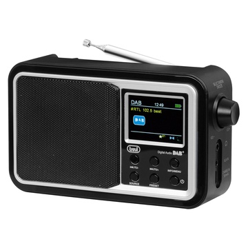 TREVI DAB 7F96 R Portatile Digitale Nero