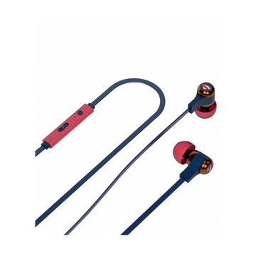 Superman earphones swing cuffia blu, rosso