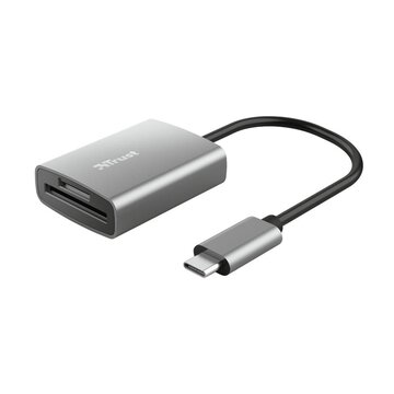 Trust 24136 lettore di schede USB 3.2 Gen 1 (3.1 Gen 1) Type-C Alluminio