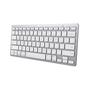 24652 tastiera bluetooth qwerty italiano argento