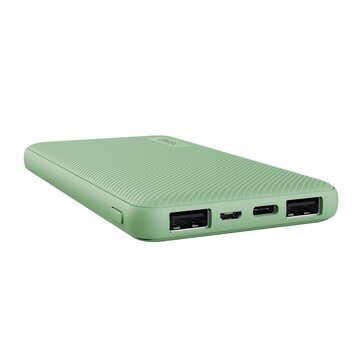 25029 batteria portatile ioni di litio 10000 mah verde