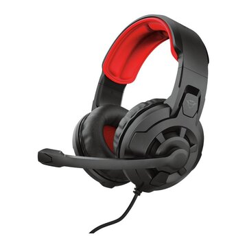 Trust GXT 411 Radius Auricolare Cablato Gaming Nero, Rosso