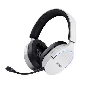 Trust GXT 491W FAYZO Auricolare Con cavo e senza cavo A Padiglione Giocare USB tipo-C Bluetooth Nero, Bianco