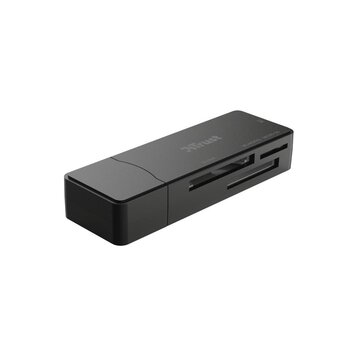 Trust NANGA lettore di schede USB 3.2 Gen 1 (3.1 Gen 1) Type-A Nero