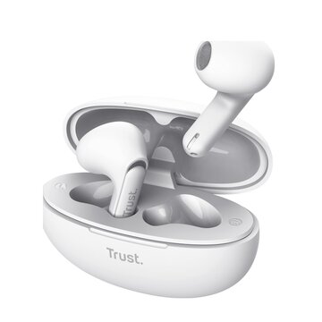 Trust Yavi Auricolare True Wireless In-ear Musica e Chiamate USB tipo-C Bluetooth Bianco