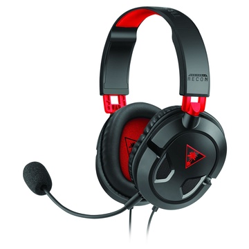 Turtle Beach TB043101 Cuffia Cavo Nero, Rosso